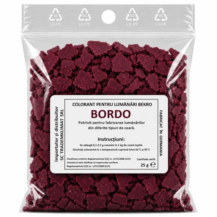 Colorant Lumanari Bekro - Bordo, 25g [2]