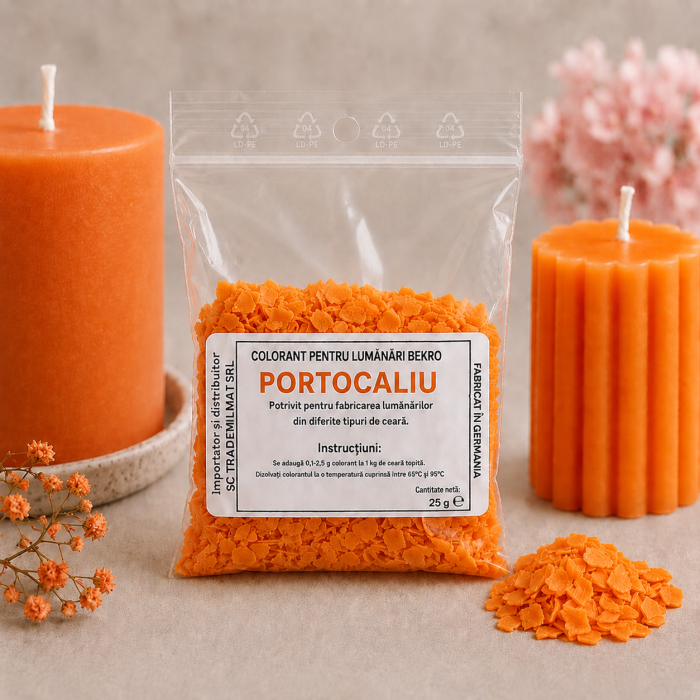 Colorant Lumanari Bekro -Portocaliu, 25 g [1]