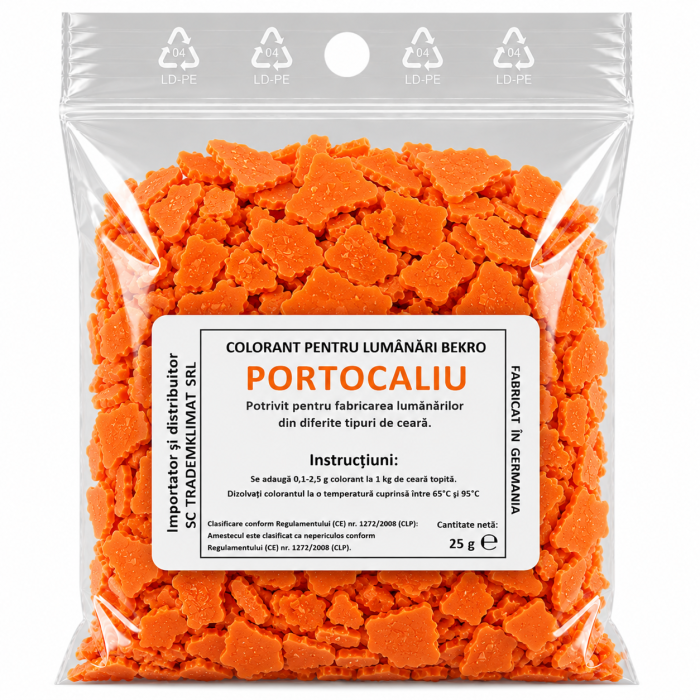 Colorant Lumanari Bekro -Portocaliu, 25 g [2]