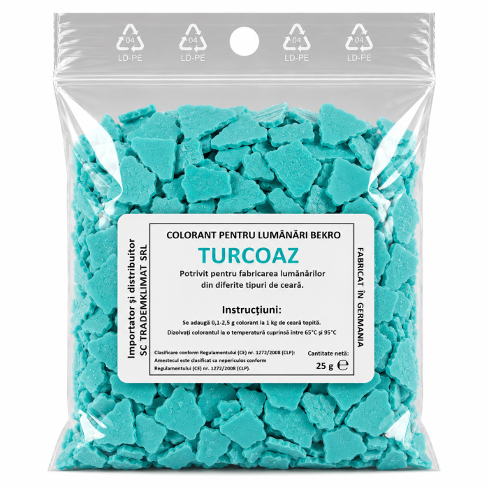 Colorant Lumanari Bekro - Turcoaz , 25 g [2]