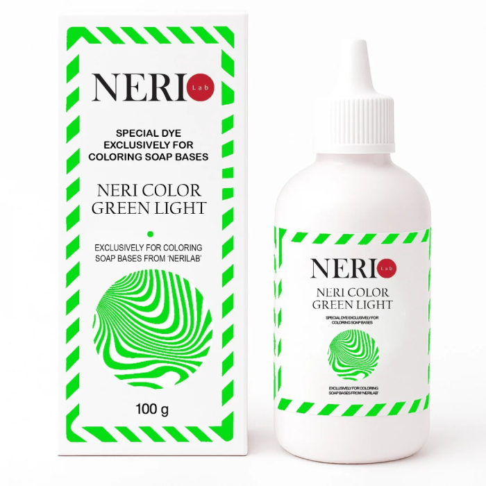 Colorant VERDE DESCHIS pentru Bază de Săpun Handmade NERI COLOR 100 g [1]