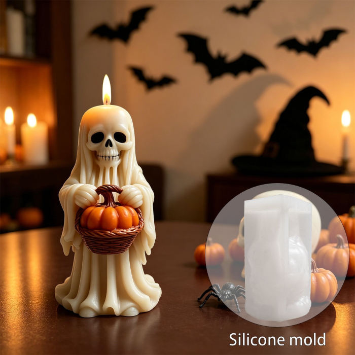 Matrita silicon pentru lumanari Halloween [4]