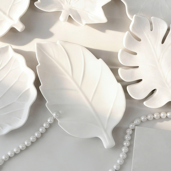 Matrita de silicon, Milmatt, Tava Frunza Dud, silicon premium, reutilizabil, potrivit pentru praf ceramic, gips, ipsos, rasina epoxidica [2]