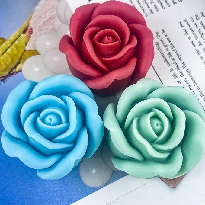 Matrita de silicon, Milmatt, Trandafir 5, dimensiune 7,5 x 7,5 cm [3]