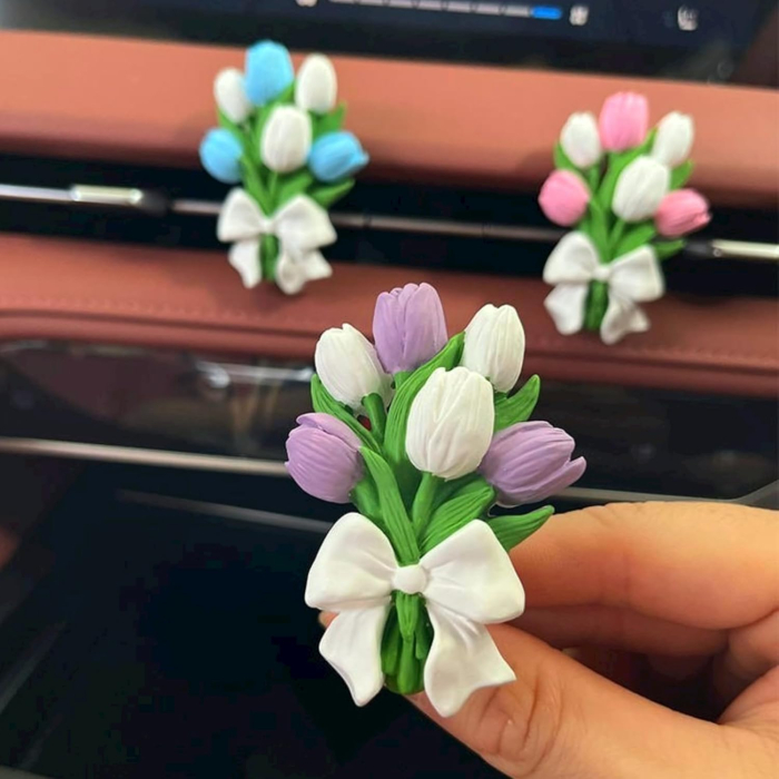 Matrita de silicon, Milmatt, Buchet Lalele 2, dimensiune 51 x 73 x 20 mm [3]