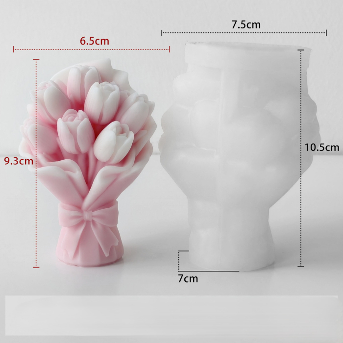 Matrita de silicon, Milmatt, Buchet Lalele 4 [2]