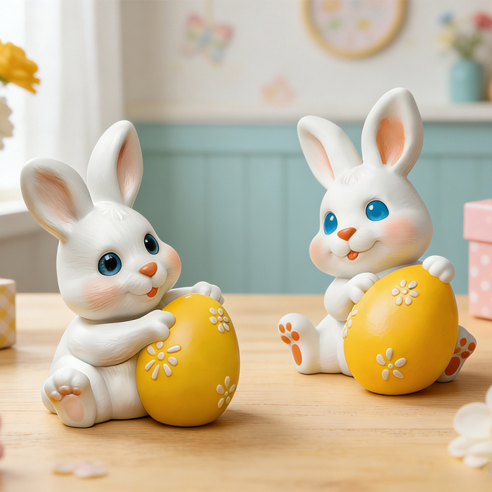 Matrita de silicon, Milmatt, Iepuras cu Ou de paste [3]