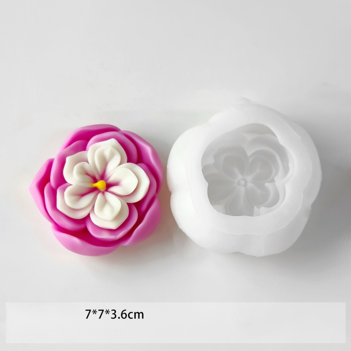 Matrita de silicon, Milmatt, Floare  1 , dimensiune 7 x 7 x 3.6 cm [2]