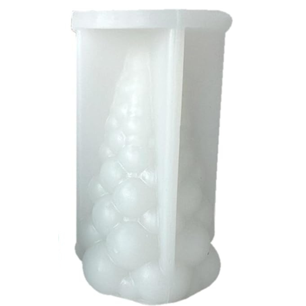 Matrita de silicon, Milmatt, Model Brad Buline, pentru lumanari, silicon alimentar, non toxic, 13.3 x 7.6 cm [5]