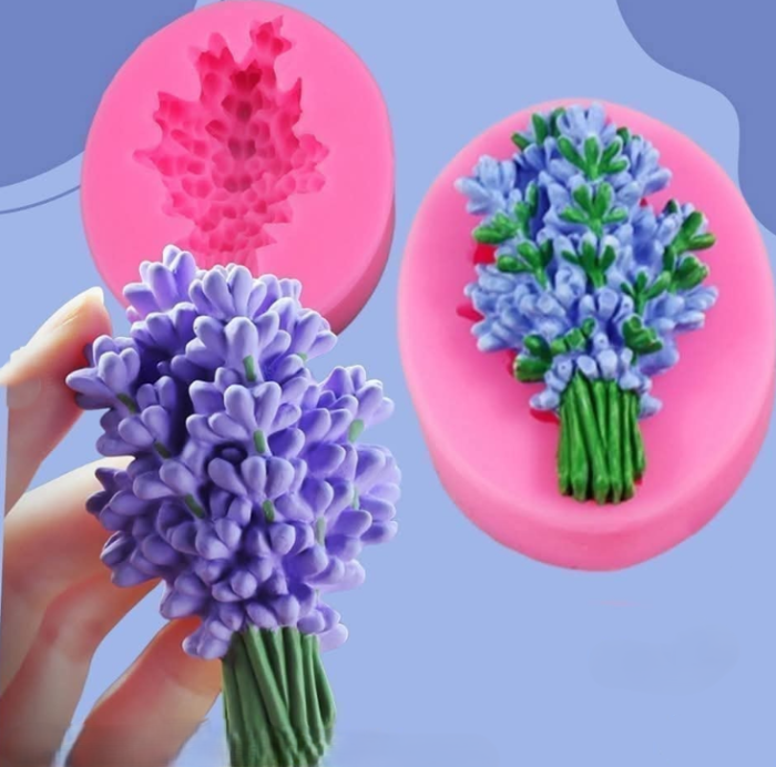 Matrita de silicon, Milmatt, Buchet Lavanda, 71 x 42 x 20 cm [7]