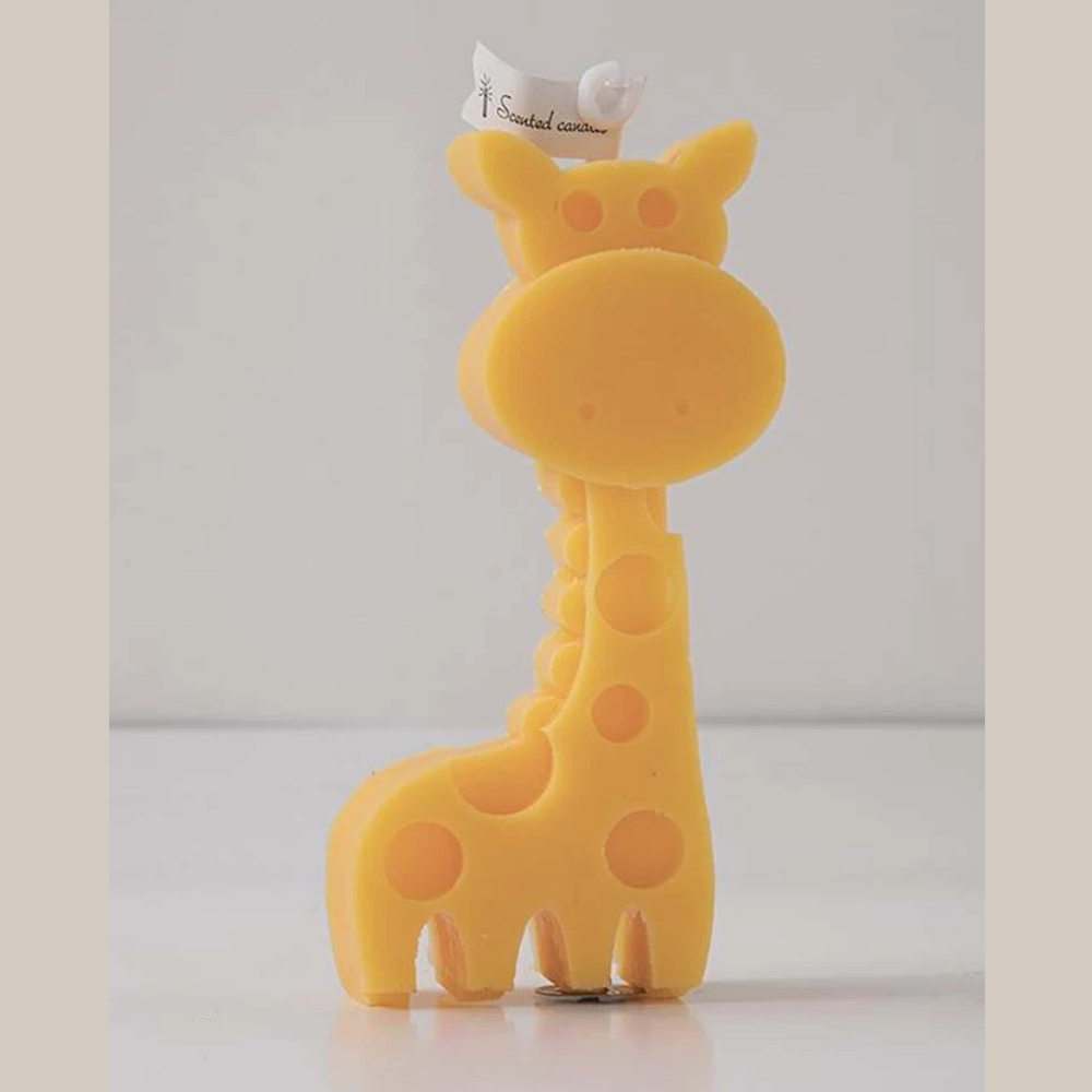 Matrita de silicon, Milmatt, Model Girafa, pentru lumanari, silicon alimentar, non toxic, 110 x 60 mm [1]