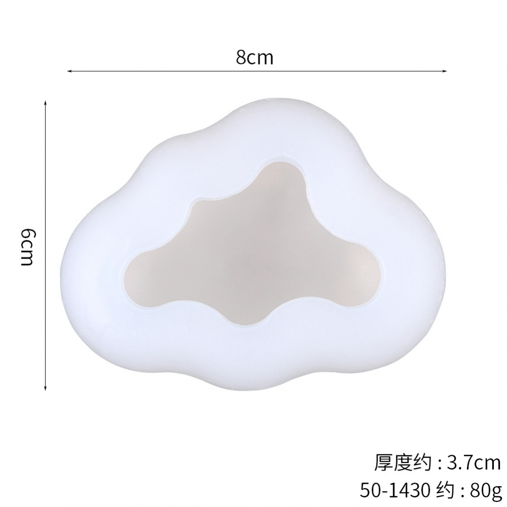 Matrita de silicon, Milmatt, Model nor, pentru lumanari, silicon alimentar, non toxic, 8 x 6 cm [6]