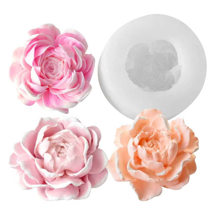 Matrita de silicon, Milmatt, Floare Jasmin, pentru lumanari, non toxic, 77 x 40 cm [1]