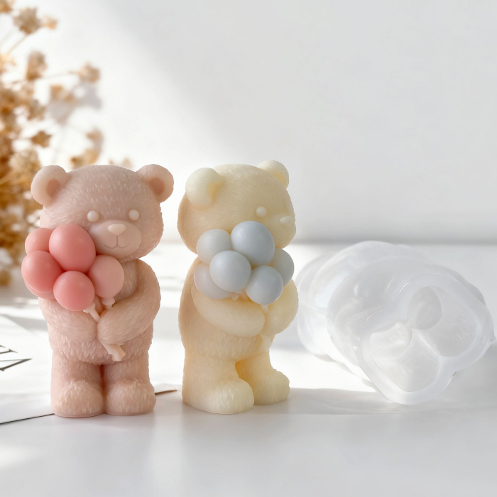 Matrita de silicon, Milmatt, Ursulet cu Baloane [9]