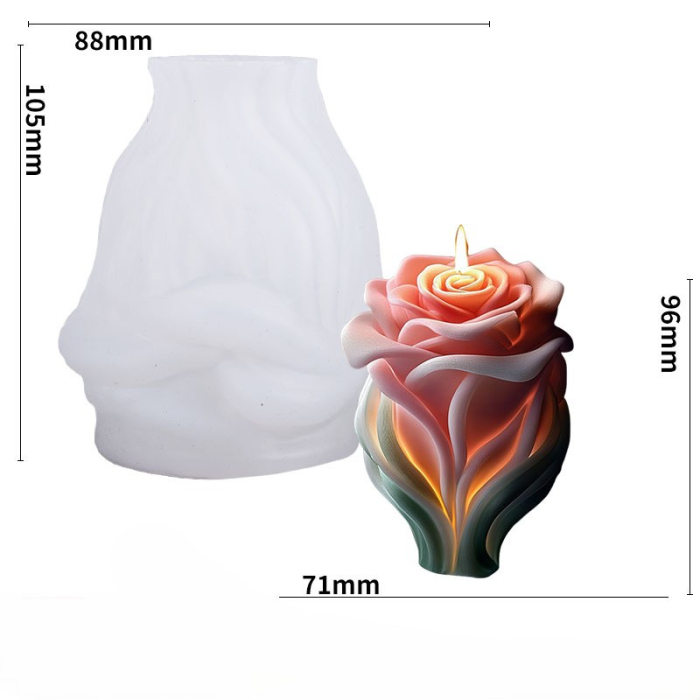 Matrita de silicon, Milmatt, Trandafir in Maini 2 [3]