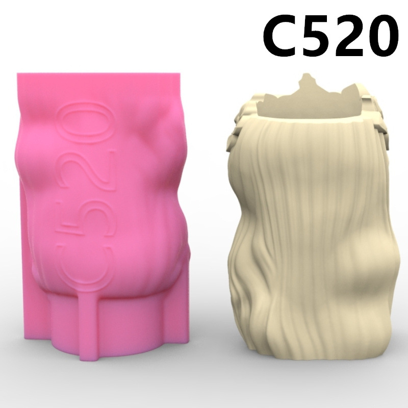 Matriță silicon minighivece – Turnare praf ceramic, ipsos, beton, DIY handmade [7]
