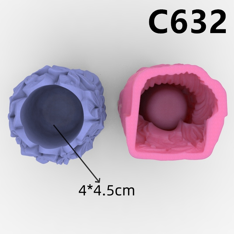 Matrita de silicon mini ghiveci, Milmatt, Model Vaza Femeie [6]