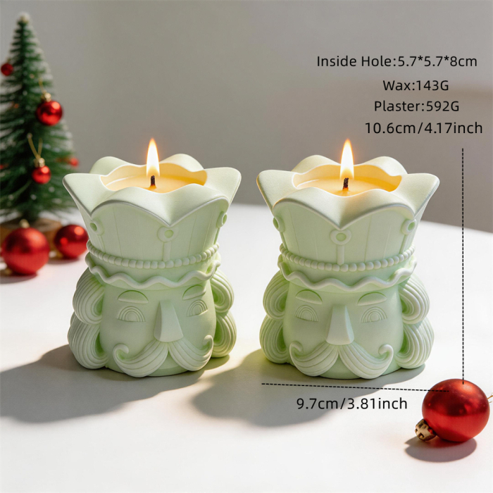 Matriță din silicon pentru lumânări de Crăciun – model decorativ de iarnă [4]