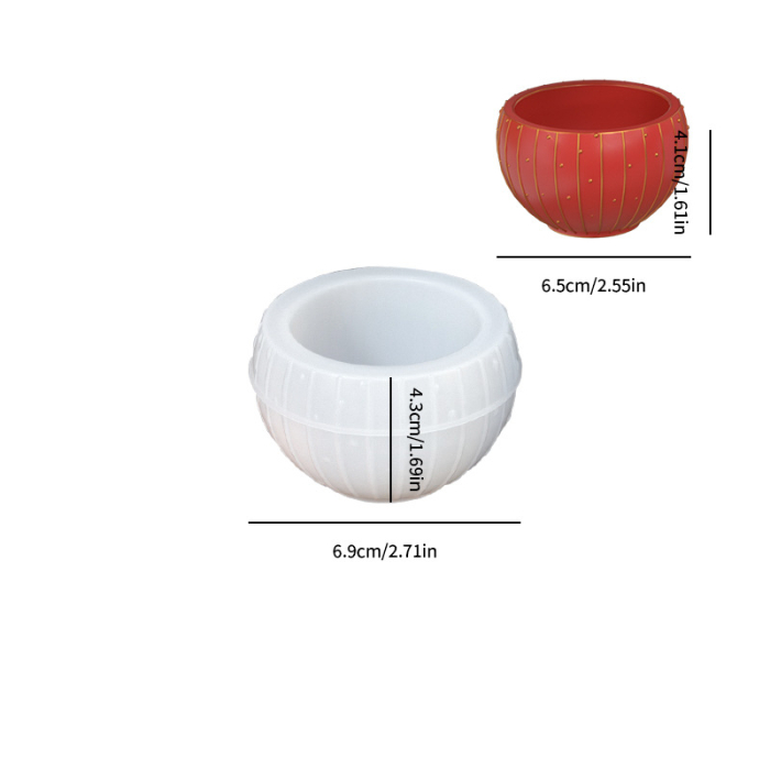 Matriță silicon recipient Glob de Crăciun [5]