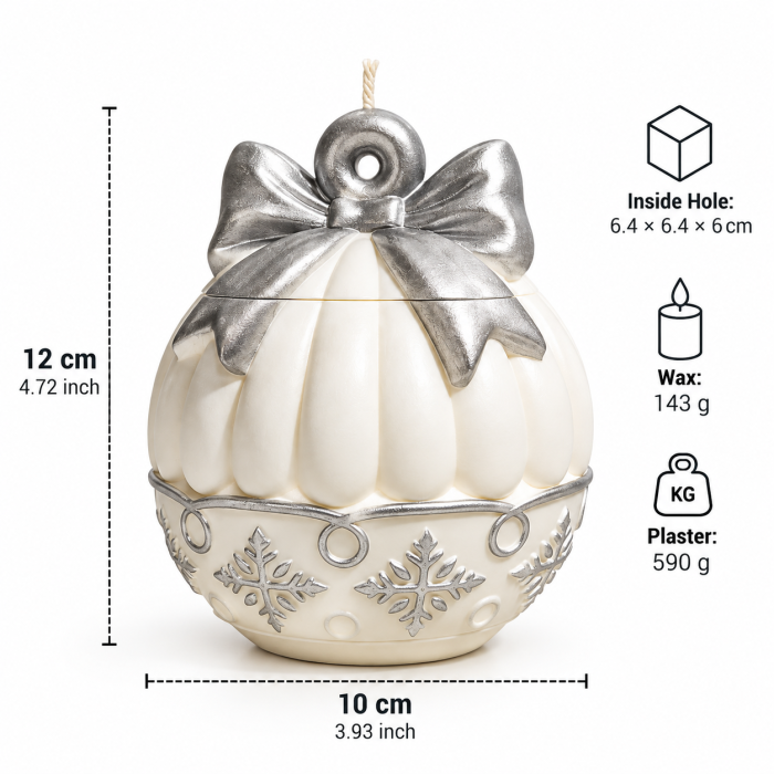 Matriță din silicon pentru recipiente de Crăciun – model decorativ de iarnă [2]