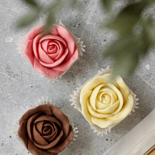 Matrita din silicon alimentar premium,  Tea Rose,  pentru desert, săpun și lumânări [3]