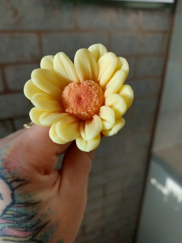 Matrita din silicon alimentar premium,  Daisy,  pentru lumânări, săpun și deserturi [4]