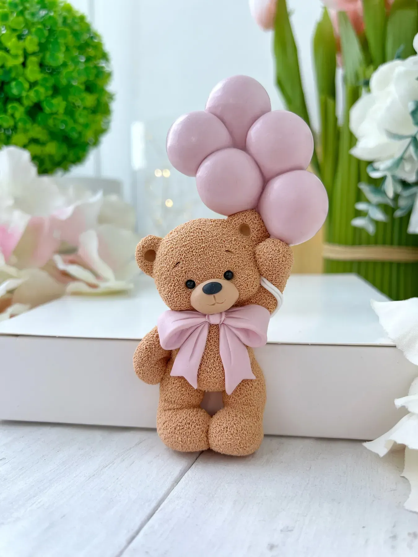 Matrita silicon, Ursulet cu Baloane, Original, 12 x 6 cm [3]