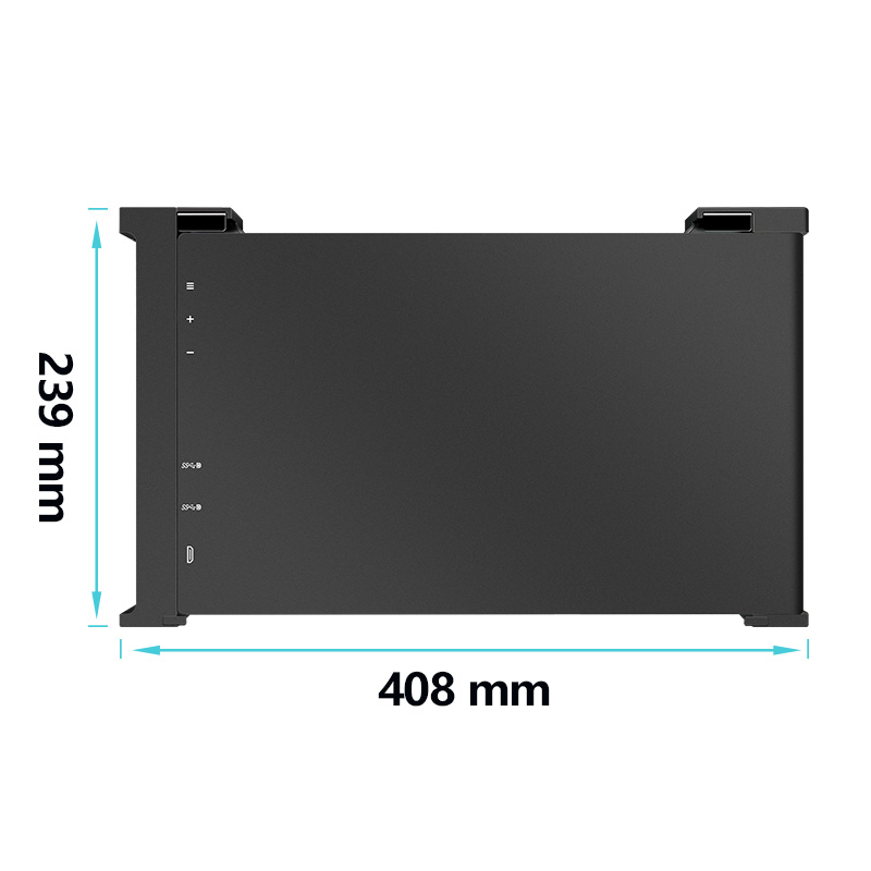 Monitor portabil pentru laptop, Milmatt, 15.4 inch, ecran FHD 1080P IPS, extensie pentru laptop cu port USB-C si Mini HDMI, Plug & Play, compatibil cu laptopuri de 15.6 -17.3”, Switch, Xbox, negru [13]