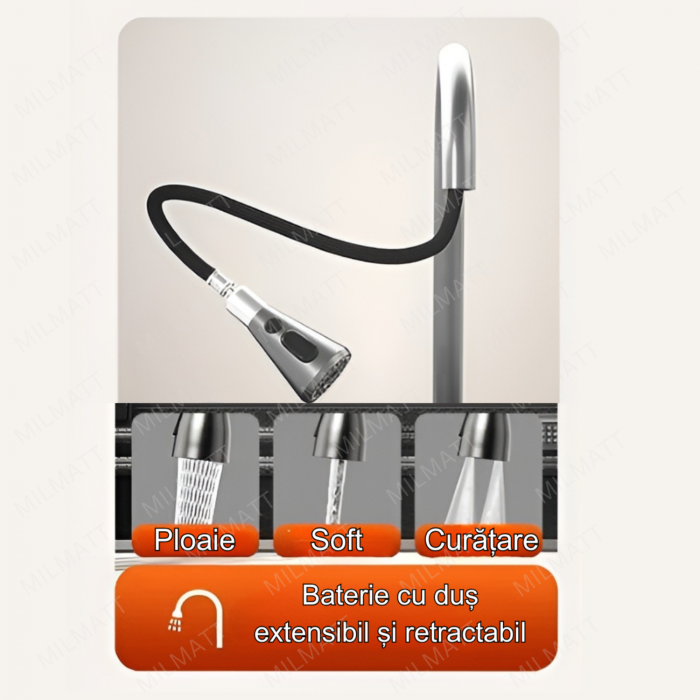 Chiuvetă multifuncțională  negru inox pentru bucătărie [6]