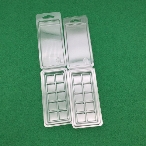 Ambalaj plastic pentru tablete din ceara parfumate, Milmatt, clamshell wax melt, 10 celule, capacitate 50g [6]