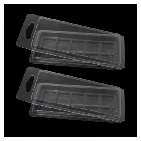 Ambalaj plastic pentru tablete din ceara parfumate, Milmatt, clamshell wax melt, 10 celule, capacitate 50g [3]