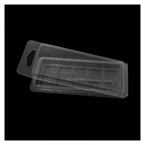 Ambalaj plastic pentru tablete din ceara parfumate, Milmatt, clamshell wax melt, 10 celule, capacitate 50g [2]