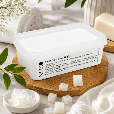Baze de sapun - Bază de Săpun Albă Nerilab Melt & Pour cu Glicerină pentru Săpun Handmade