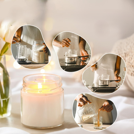 Ceara naturală de soia și cocos pentru Recipiente, Yucca ENW234P [5]