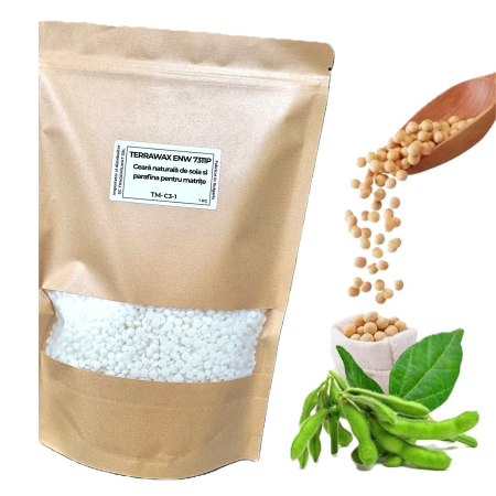 Materie Primă fabricarea Lumânărilor - Ceara Naturala de Soia și Parafina pentru Matrite TERRAWAX E7311P