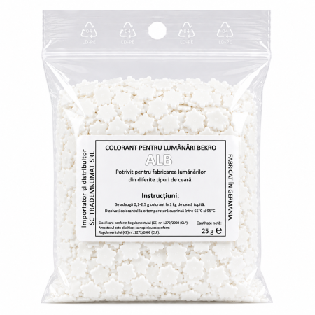 Colorant Lumanari Bekro - Alb, 25 g [1]