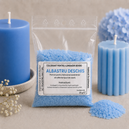 Colorant Lumanari - Colorant Lumanari Bekro - Albastru Deschis, 25 g