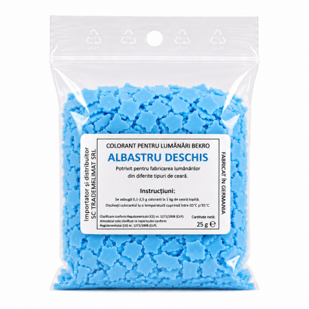 Colorant Lumanari Bekro - Albastru Deschis, 25 g [1]