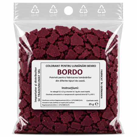 Colorant Lumanari Bekro - Bordo, 25g [1]