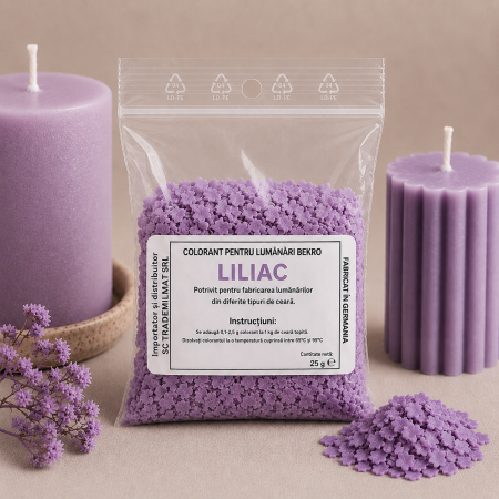 Colorant Lumanari - Colorant Lumanari Bekro - Liliac, 25 g