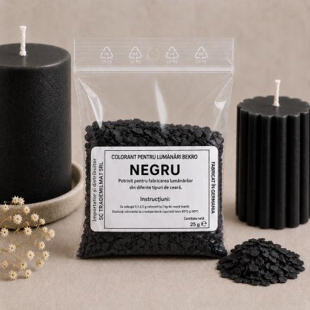 Colorant Lumanari - Colorant Lumanari Bekro - Negru, 25 g