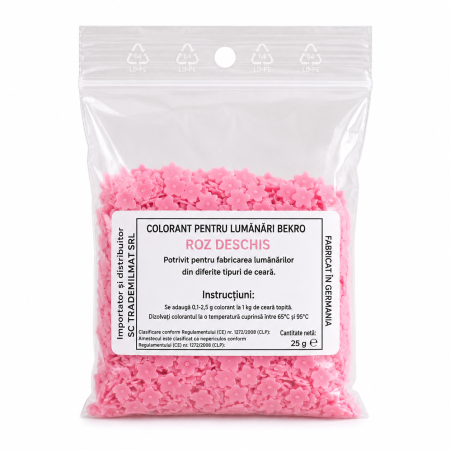 Colorant Lumanari Bekro - Roz Deschis, 25 g [1]