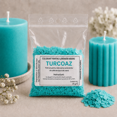 Colorant Lumanari - Colorant Lumanari Bekro - Turcoaz , 25 g