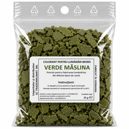 Colorant Lumanari Bekro - Verde Maslina, 25 g [1]