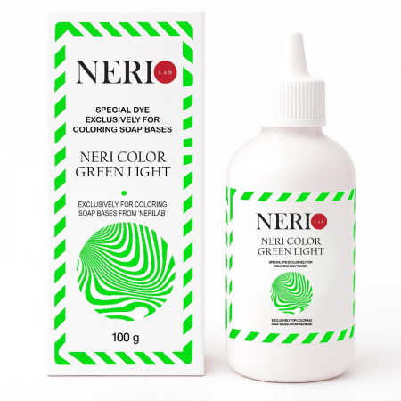 Colorant baza de sapun - Colorant VERDE DESCHIS pentru Bază de Săpun Handmade NERI COLOR 100 g
