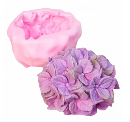 Matrite Orehova - Matrita de Silicon - Floare Hortensie, 10.5 x 7 cm