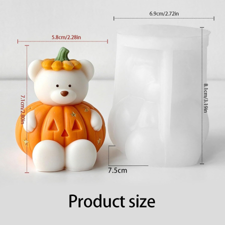 Matrita silicon pentru lumanari Halloween [1]