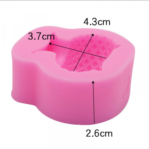 Matrita de silicon ghiveci, Milmatt, Model Vaza mica, silicon premium, reutilizabil, potrivit pentru praf ceramic, gips, ipsos, ciment, 3, 7 x 4, 3 x 2, 6 cm [1]