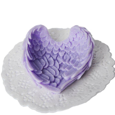 Matrite pentru Lumanari - Matrita de silicon, Milmatt, Aripi de inger  2, pentru sapun si lumanari