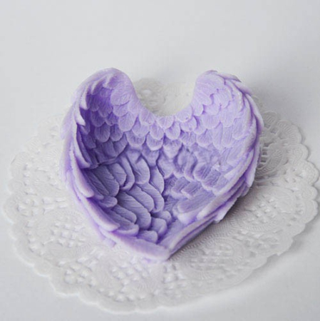 Matrita de silicon, Milmatt, Aripi de inger  2, pentru sapun si lumanari [1]